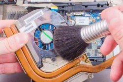 Чистка ноутбука от пыли (вариант №1)